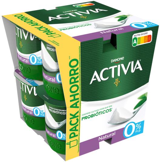 YOGUR ACTIVIA NATURAL 0% P-8 , 960G ACTIVIA