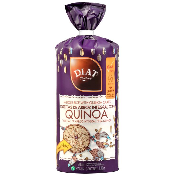 TORTITAS QUINOA , 130G DIET RADISSON