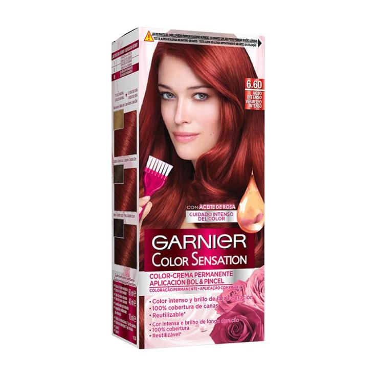 TINTE ROJO INTENSO Nº 6.60 COLOR SENS. GARNIER