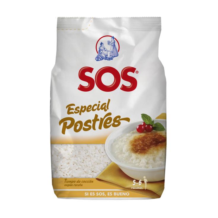 ARROZ ESPECIAL POSTRES, 500G SOS