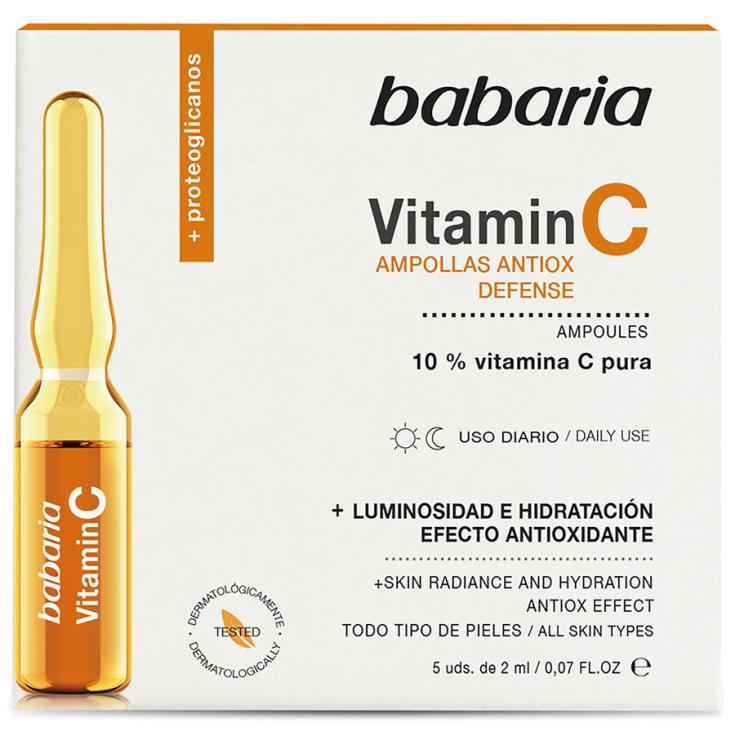 AMPOLLAS FACIALES VITAMINA C, 5 UDS BABARIA