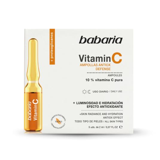 AMPOLLAS FACIALES VITAMINA C, 5 UDS BABARIA