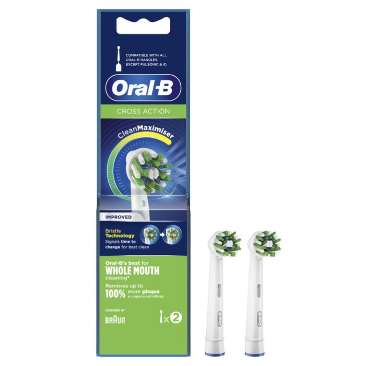 RECAMBIO CEPILLO DENTAL CROSS ACTION, 2U ORAL B