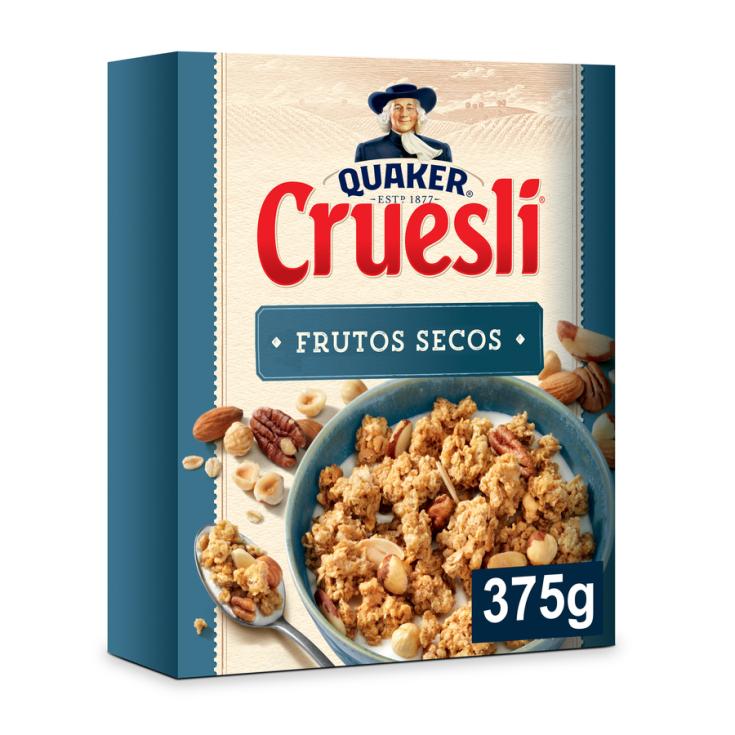 CEREALES CRUESLI FRUTOS SECOS, 375GR QUAKER