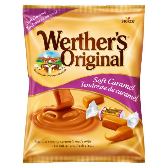 CARAMELOS BLANDOS TOFFEE NATA , 150G WERTHERS