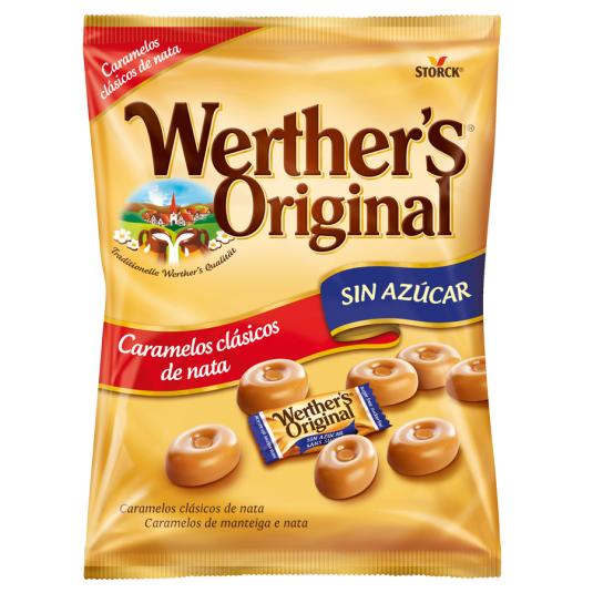 CARAMELO CLASICO MANTEQUILLA NATA S/AZUC WERTHERS