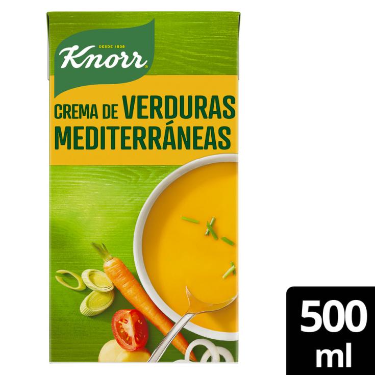 CREMA DE VERDURAS MEDITERRANEAS, 500ML KNORR