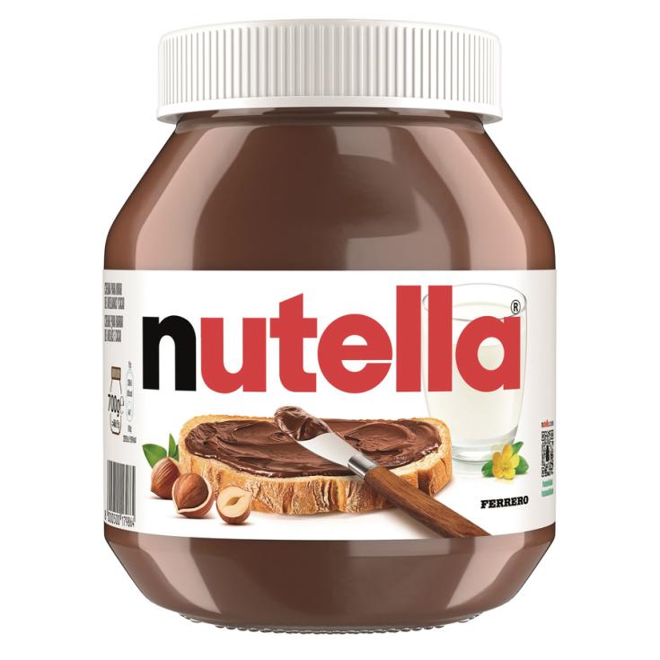 CREMA DE CACAO Y AVELLANAS, 700GR NUTELLA