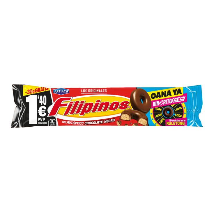 GALLETAS FILIPINOS NEGRO, 93+35G ARTIACH