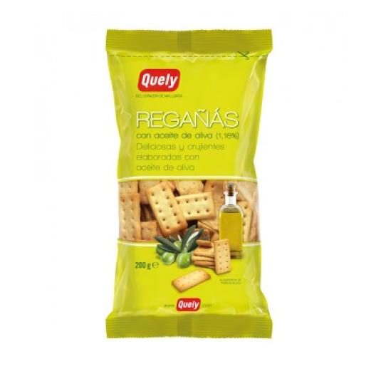 REGAÑAS CON ACEITE DE OLIVA, 200GR QUELY