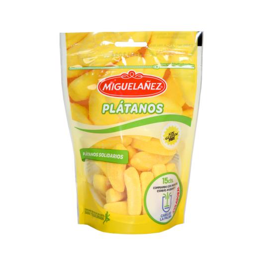 GOMINOLAS SABOR PLATANO,165GR MIGUELAÑEZ