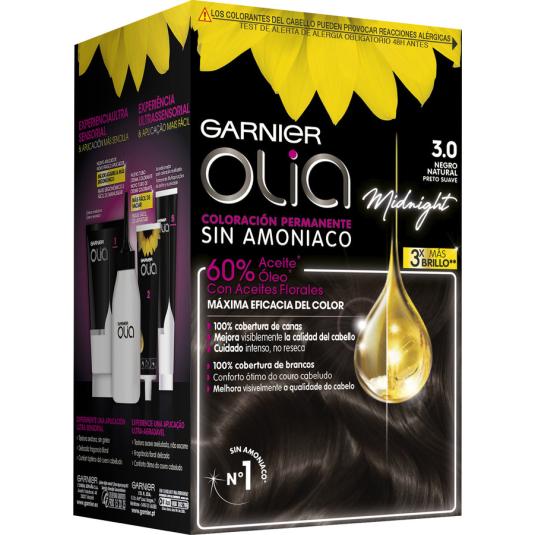 TINTE SIN AMONIACO CASTAÑO OSCURO, Nº3.0 OLIA