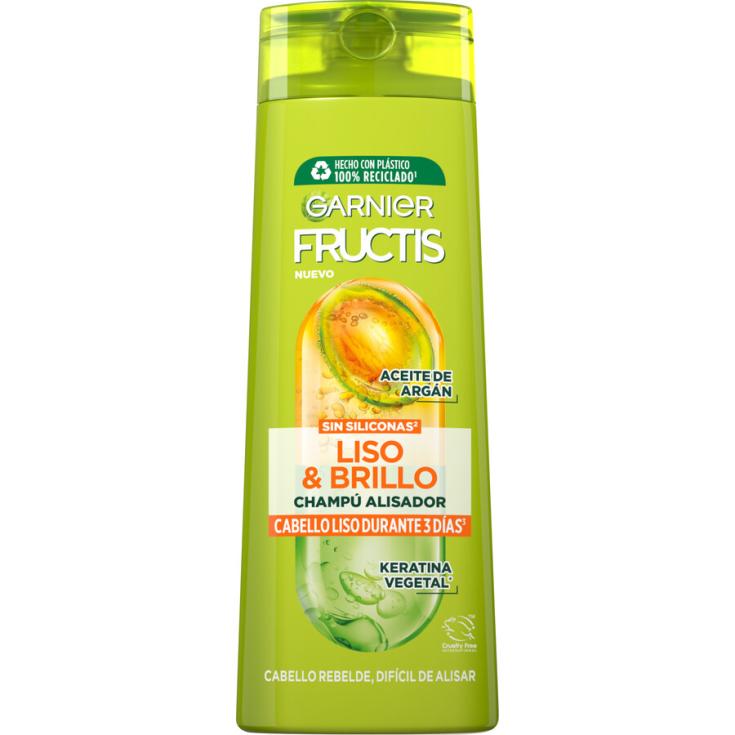 CHAMPU DISCIPLINA, LISO Y BRILLO,360ML FRUCTIS