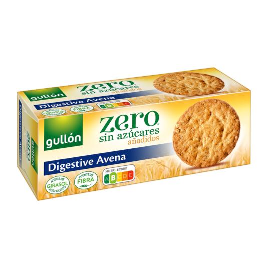 GALLETAS DIGESTIVE AVENA ZERO, 410GR GULLON