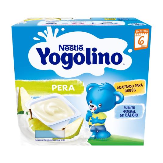 POSTRE LACTEO PERA, 4X100GR NESTLE YOGOLINO