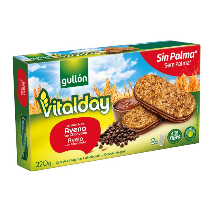 GALLETAS SANDWICH AVELLANA, 220GR GULLON