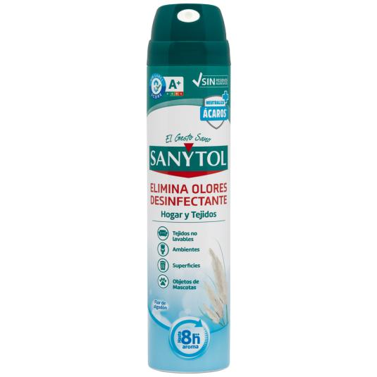 DESINFECTANTE DE HOGAR TEJIDOS, 300ML SANYTOL