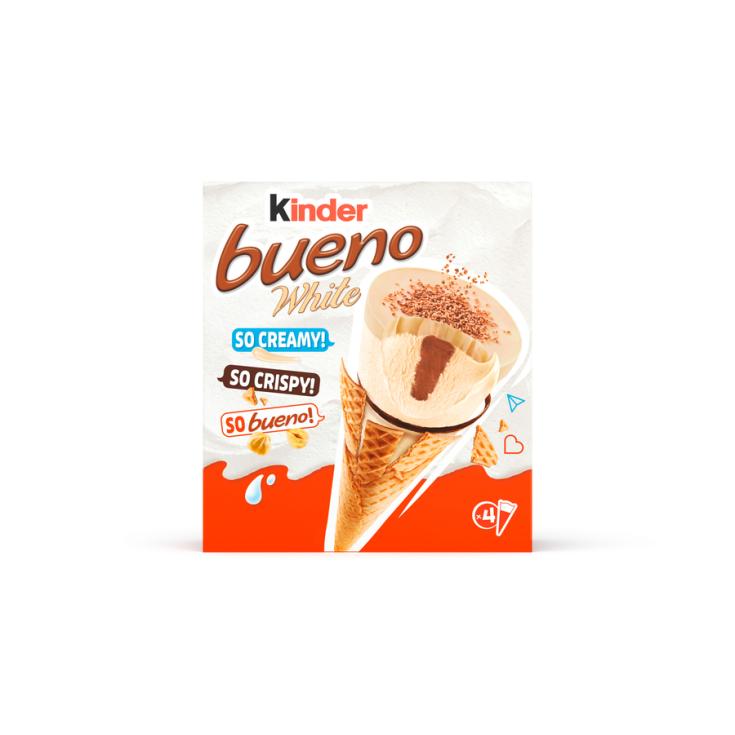 CONO WHITE, 4X92ML KINDER BUENO