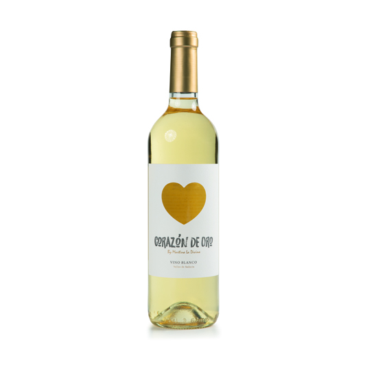 VINO BLANCO BY MARTINA, 750ML CORAZON DE ORO