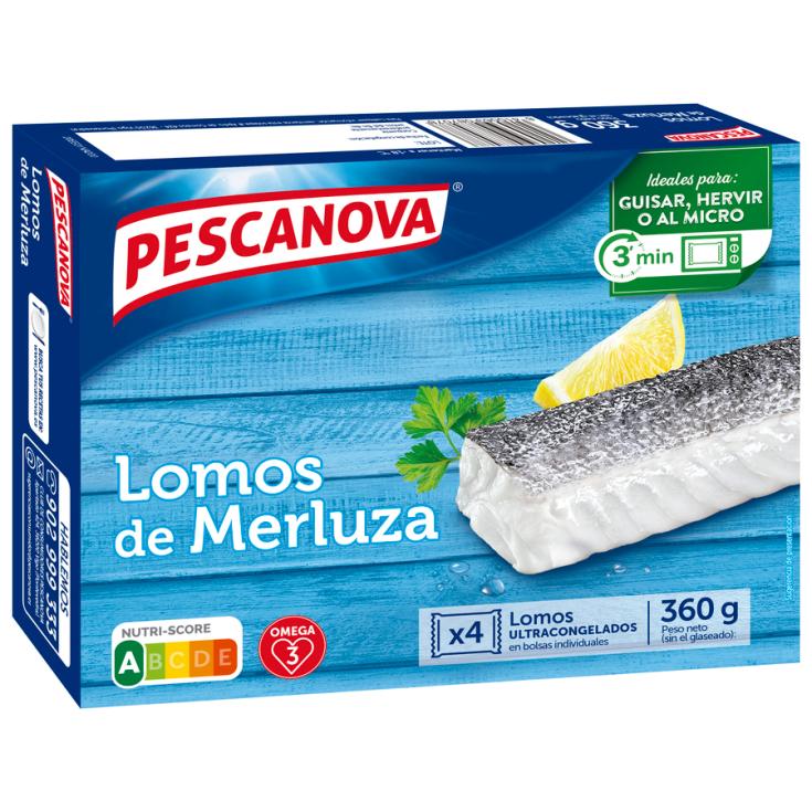 LOMOS DE MERLUZA ,360 GR PESCANOVA