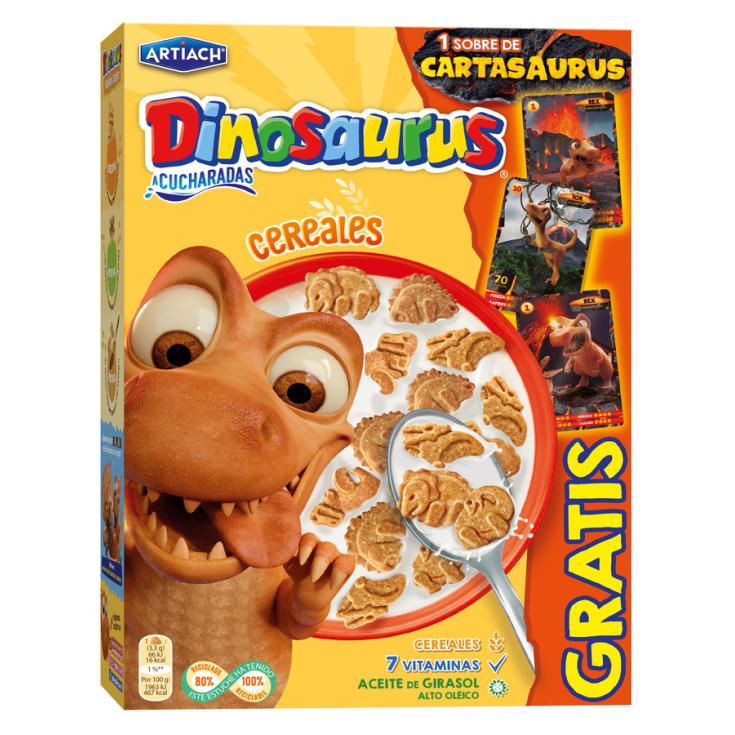 DINOSAURUS A CUCHARADAS CON CEREAL, 320G CUETARA