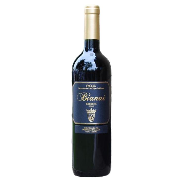 VINO TINTO RESERVA D.O. RIOJA, 750ML BIANAI