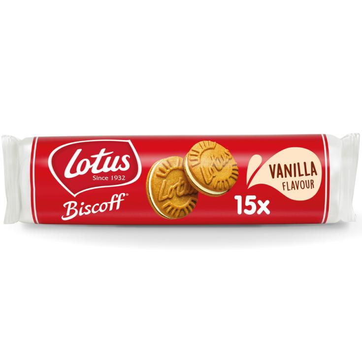 GALLETA SANDWICH VAINILLA , 150G LOTUS