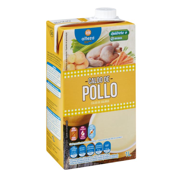 CALDO DE POLLO, 1L ALTEZA