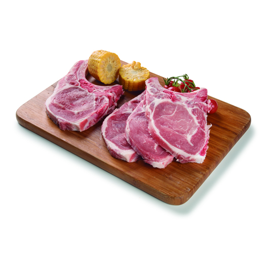 CHULETAS LOMO DE CERDO,FILETE 90G APROX, KG PLAZA