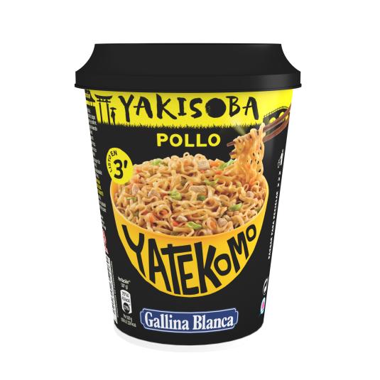 FIDEOS YATEKOMO YAKISOBA POLLO, 93GR GALLINA BLANCA