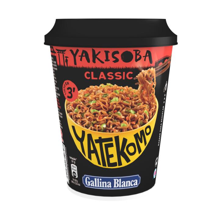 FIDEOS YATEKOMO YAKISOBA CLASICO, 93GR GALLINA BLANCA