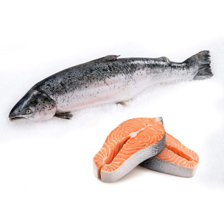 SALMON AL CORTE, KG 