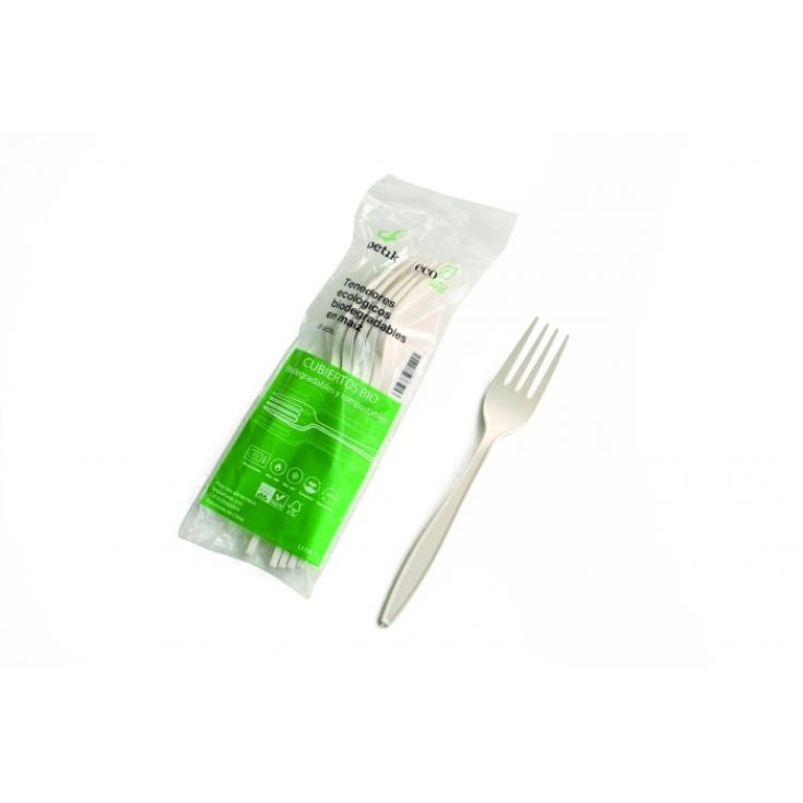 TENEDOR DE MAIZ COMPOSTABLE, 6UD BETIK