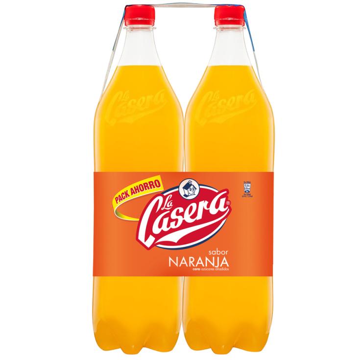 REFRESCO DE NARANJA, 2X1.5L LA CASERA