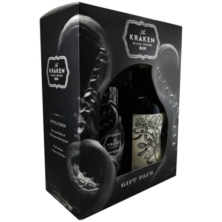 RON BLACK SPICED, 70CL KRAKEN