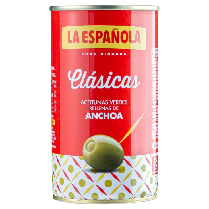 ACEITUNAS RELLENAS DE ANCHOA, 150GR LA ESPAÑOLA