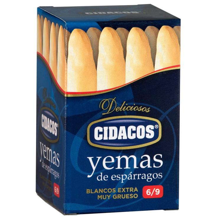 YEMAS DE ESPARRAGOS 6/9, 100GR CIDACOS