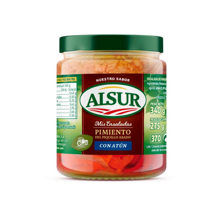 ENSALADA DE PIMIENTOS CON ATUN, 275GR ALSUR