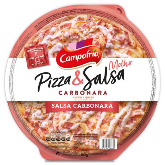 PIZZA SALSA CARBONARA, 360GR CAMPOFRIO