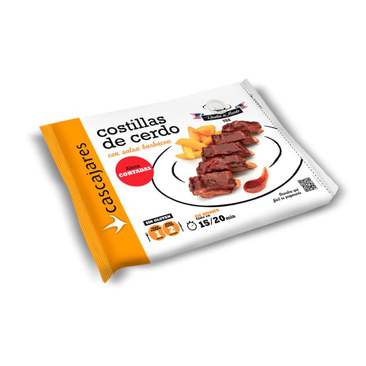 COSTILLAS DE CERDO 1/2 RACION, 500GR CASCAJARES