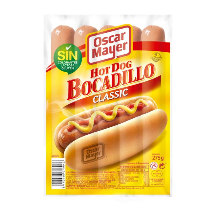 SALCHICHAS BOCADILLO , 275G CAMPOFRIO