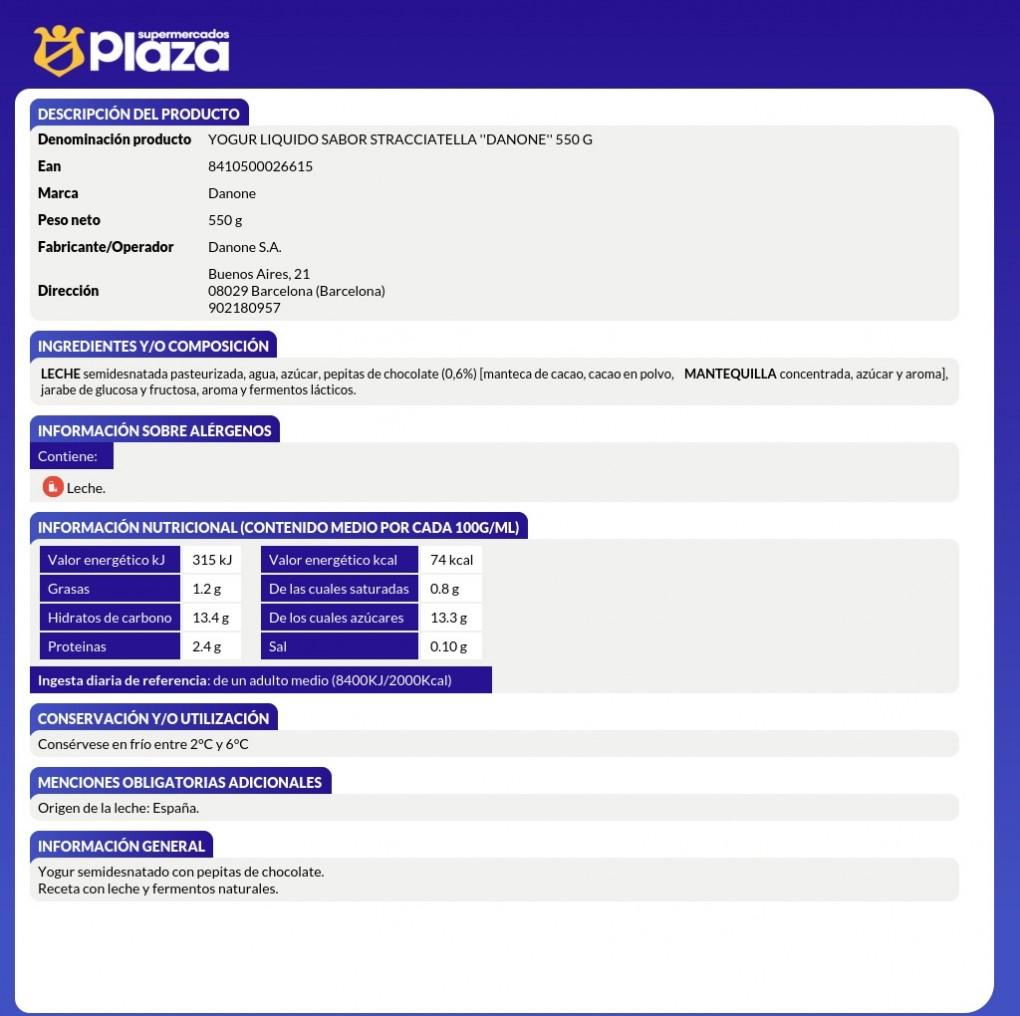 DANONE PROTEINA NATURAL P4X100 , 400G DANONE