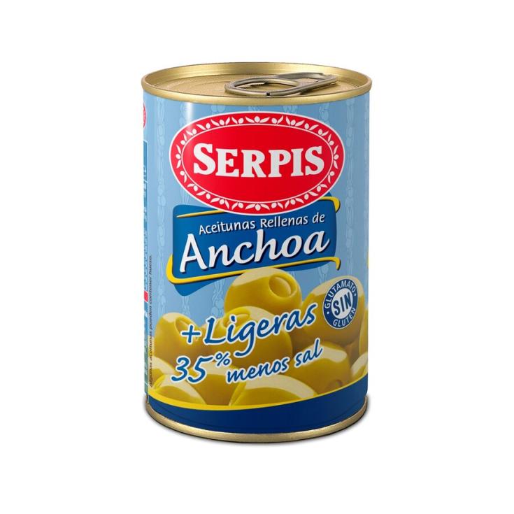 ACEITUNAS LIGERAS, 130GR SERPIS