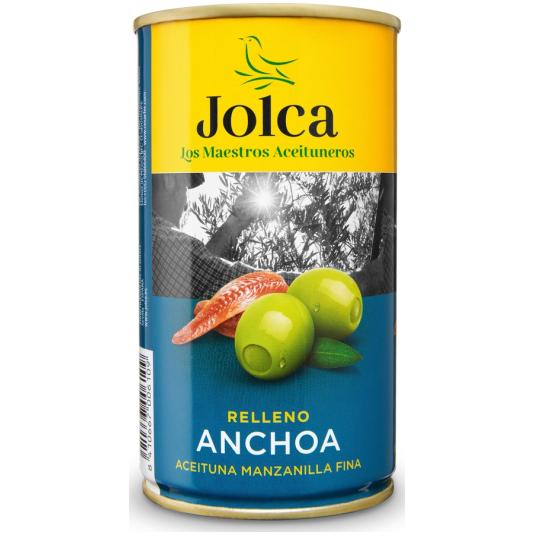 ACEITUNA RELLENA DE ANCHOA, 150GR JOLCA