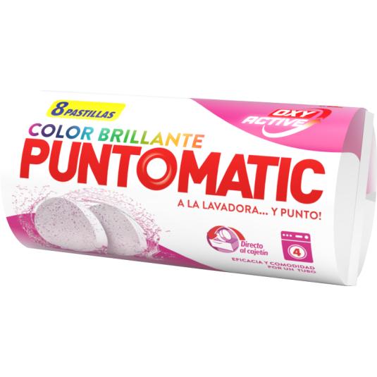 DETERGENTE COLOR BRILLANTE, 8 PASTILLA PUNTO MATIC