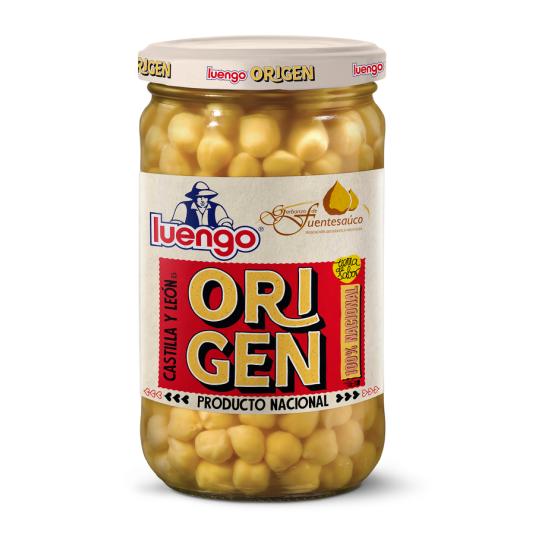 GARBANZO COCIDO ORIGEN, 570GR LEGUMBRES LUENGO