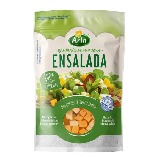 QUESO DADOS ENSALADA , 175G ARLA