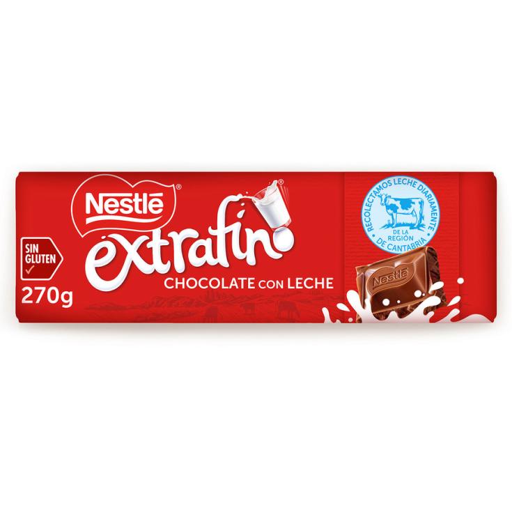 CHOCOLATE CON LECHE EXTRAFINO, 270GR NESTLE