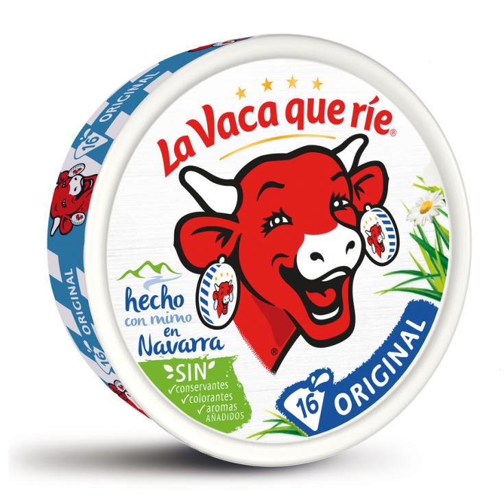 QUESO PORCIONES 16 , 250G VACA QUE RIE
