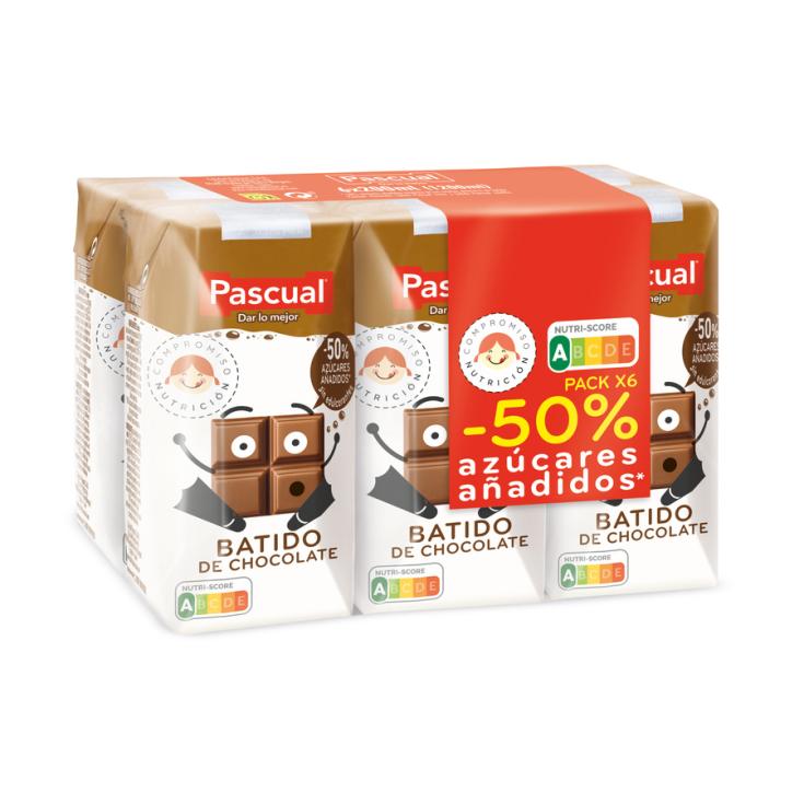 BATIDOS DE CHOCOLATE, 6X200ML PASCUAL